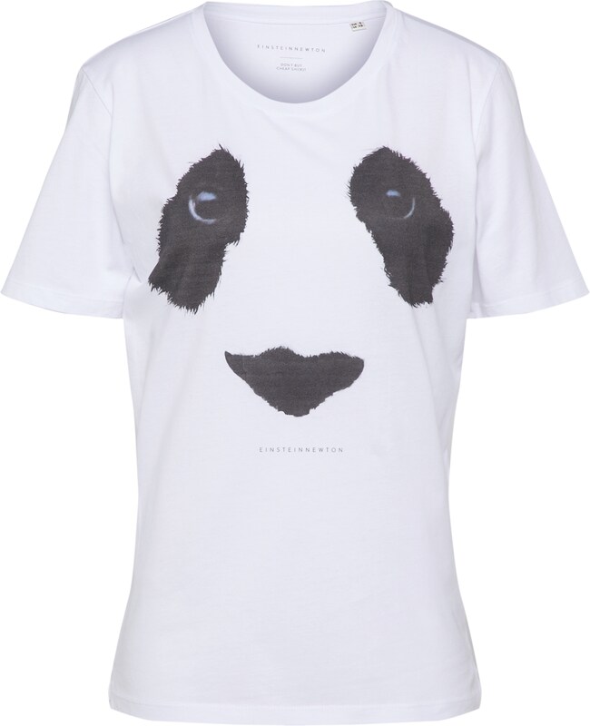 EINSTEIN & NEWTON Shirt 'Panda Eyes Paxton' in Weiß