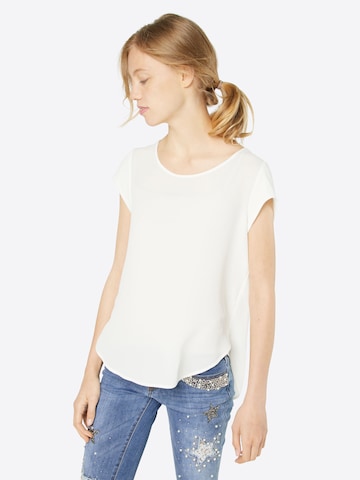 Camicia da donna 'Vic' di ONLY in bianco: frontale