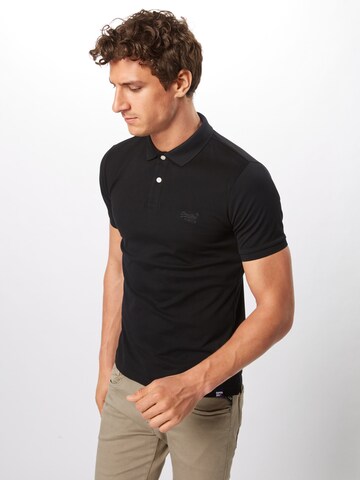 Superdry Poloshirt in Schwarz