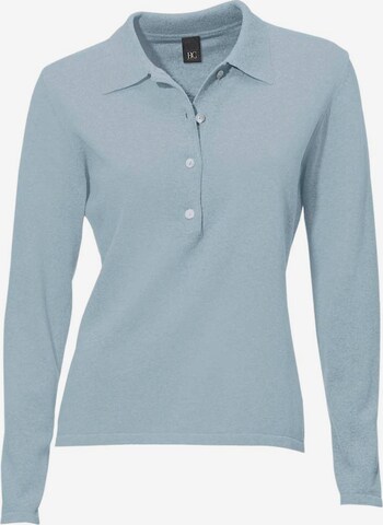 heine Polo-Pullover in Blau: predná strana