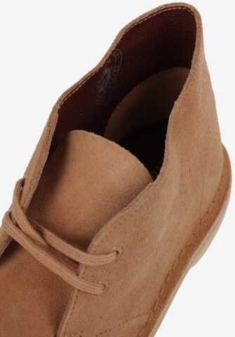 CLARKS Lace-Up Ankle Boots in Brown