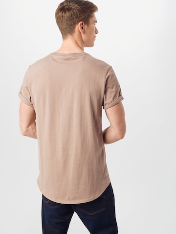 G-STAR T-shirt i brun