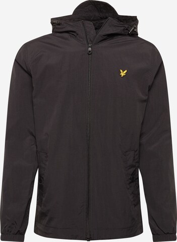 Geacă de primăvară-toamnă de la Lyle & Scott pe negru: față