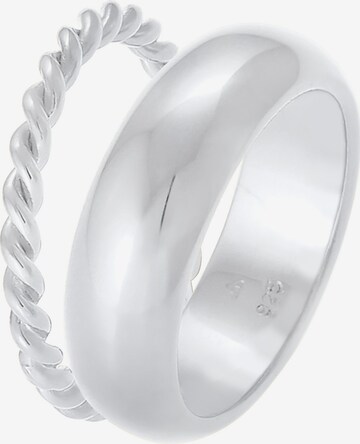 ELLI PREMIUM Ring in Silver: front