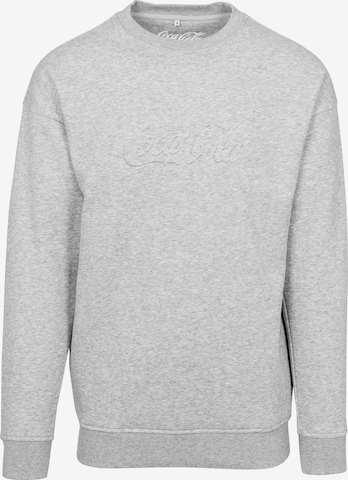 Sweat-shirt 'Coca Cola' Mister Tee en gris : devant