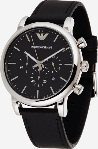 Emporio Armani Zegarek analogowy 'AR1807' w kolorze czarny: przód