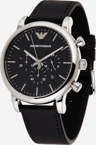 Emporio Armani Аналоговые часы 'AR1807' в Черный: спереди