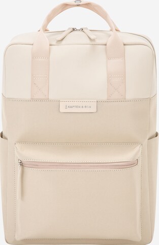 Kapten & Son Backpack 'Bergen Sandstone' in Beige: front