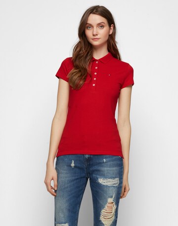 TOMMY HILFIGER Koszulka 'Chiara' w kolorze czerwony: przód