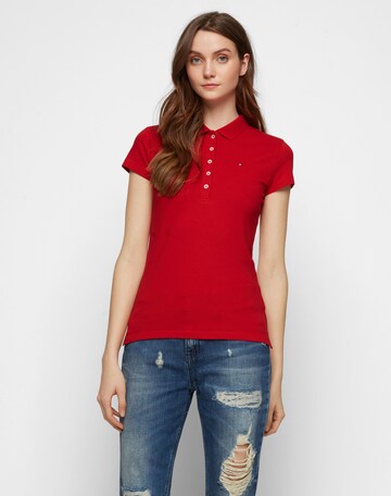 TOMMY HILFIGER Poloshirt 'Chiara' in Rot: predná strana