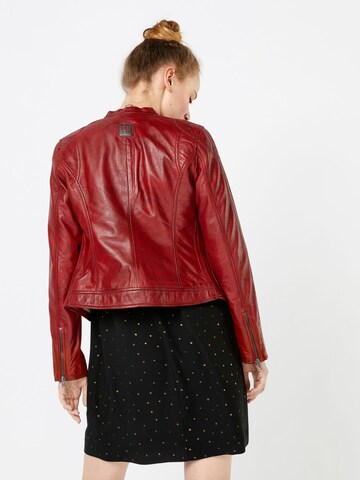 FREAKY NATION Lederjacke 'Carol' in Rot