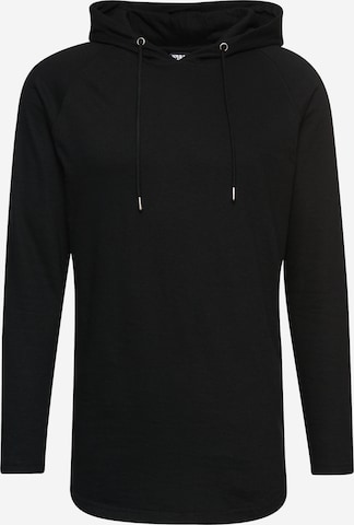 Urban Classics Sweatshirt in Black: front