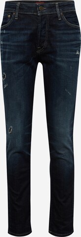 JACK & JONES Slimfit Jeans 'TIM JJORIGINAL' in Blau