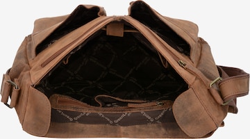 Greenland Nature Document Bag in Brown