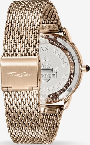 Thomas Sabo Quarzuhr 'WA0249-265-203-33 mm' in Gold