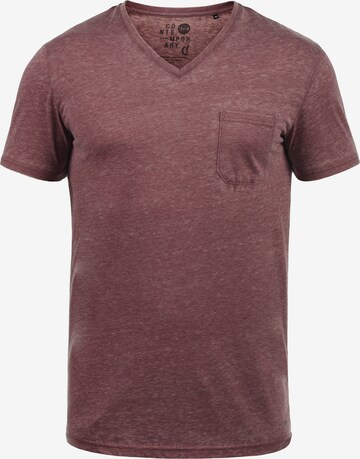 !Solid V-Shirt 'Theon' in Rot: predná strana