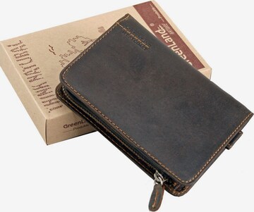 Greenland Nature Wallet in Brown: front