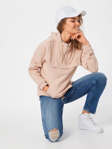 Urban Classics Sweatshirt in Roze