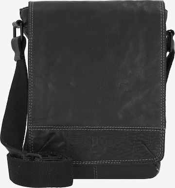 Pride and Soul Crossbody Bag in Black: front