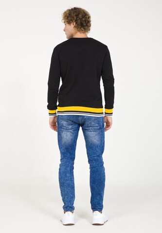 Sweat-shirt PLUS EIGHTEEN en noir