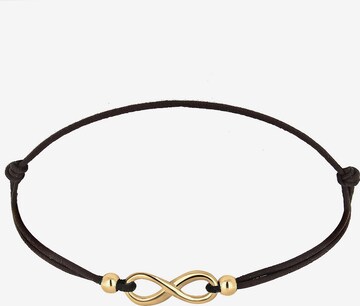 ELLI Armband 'Infinity' in Zwart: voorkant