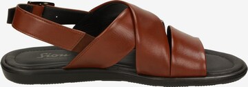 SIOUX Sandals 'Mirtas' in Brown