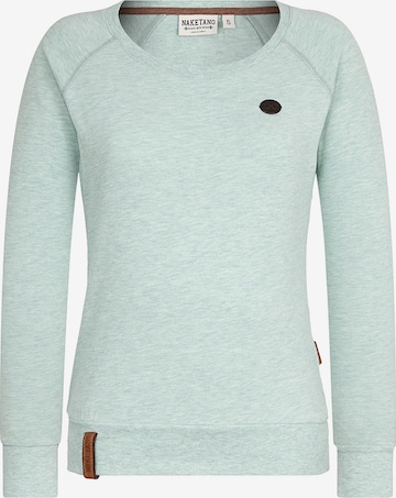 naketano Sweatshirt 'Krokettenhorst' in Green: front