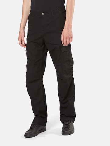 Carhartt WIPregular Cargo hlače 'Regular Cargo Pant' - crna boja: prednji dio