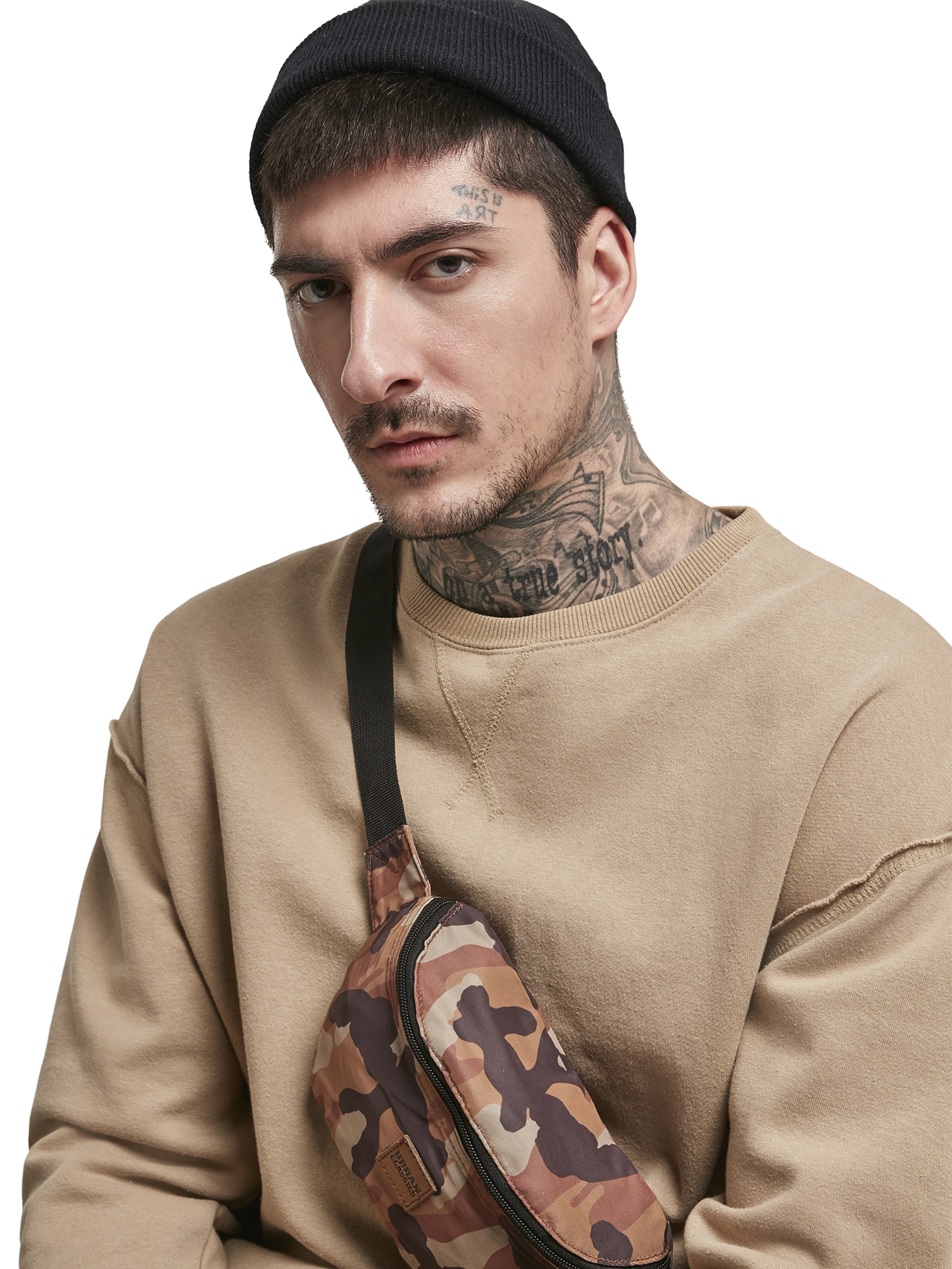 Urban Classics Magväska i brun