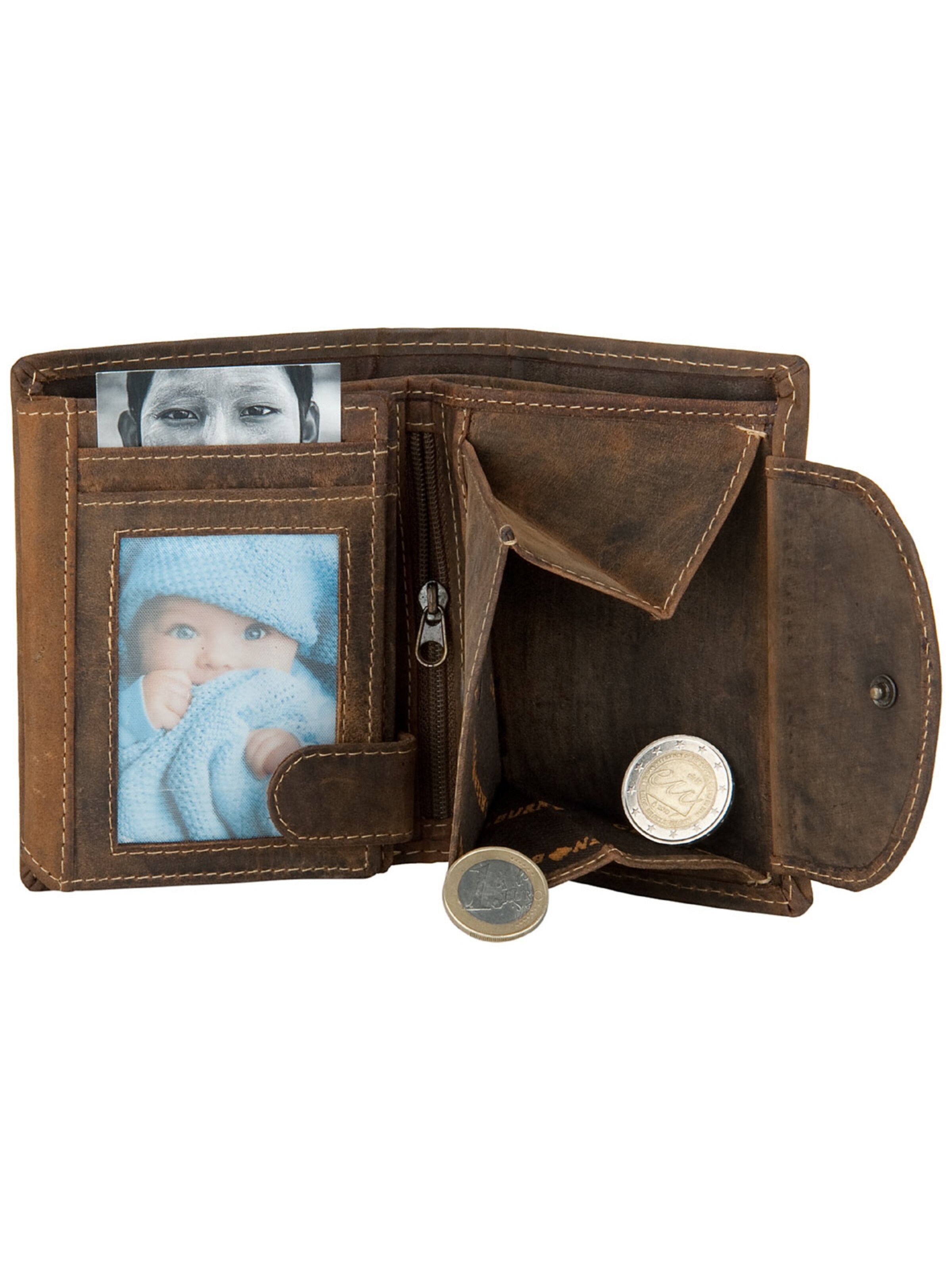 GREENBURRY Geldbörse in Braun