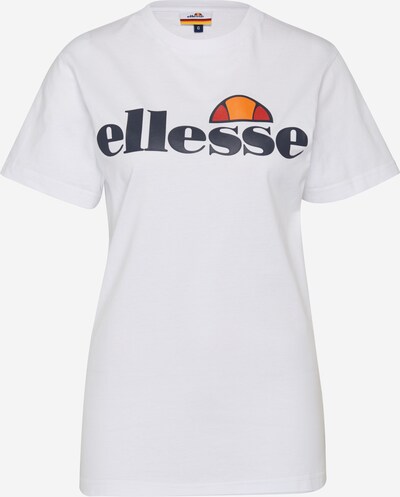 ELLESSE T-Shirt 'Albany' in orange / rot / schwarz / weiß, Produktansicht