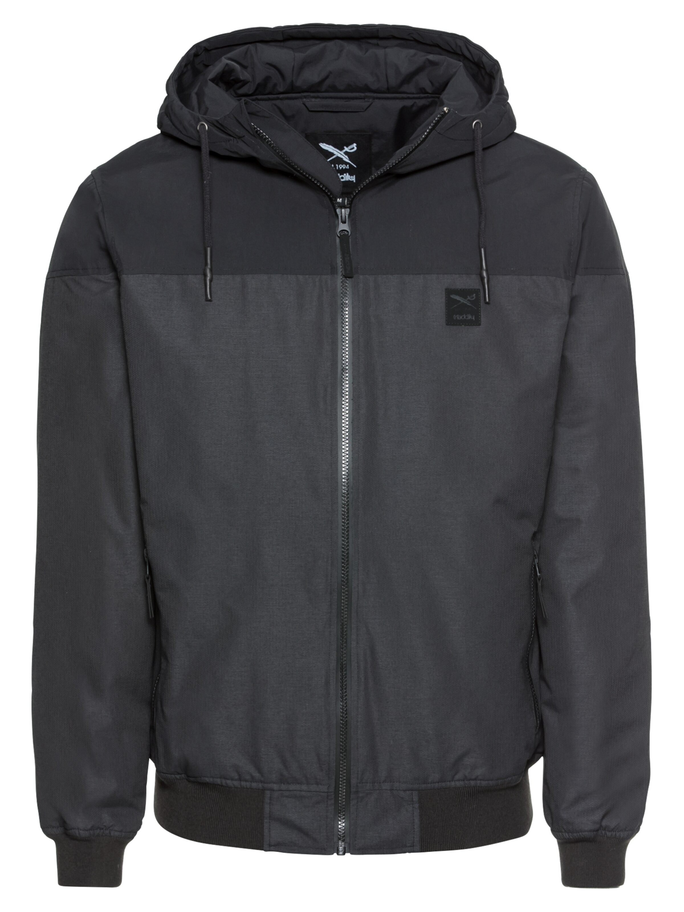 Iriedaily - Tussenjas 'Insulaner Mel' in de kleur Antraciet