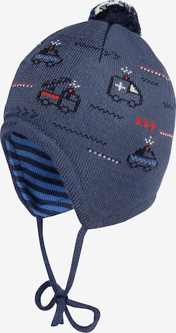 MAXIMO Beanie in Blue: front