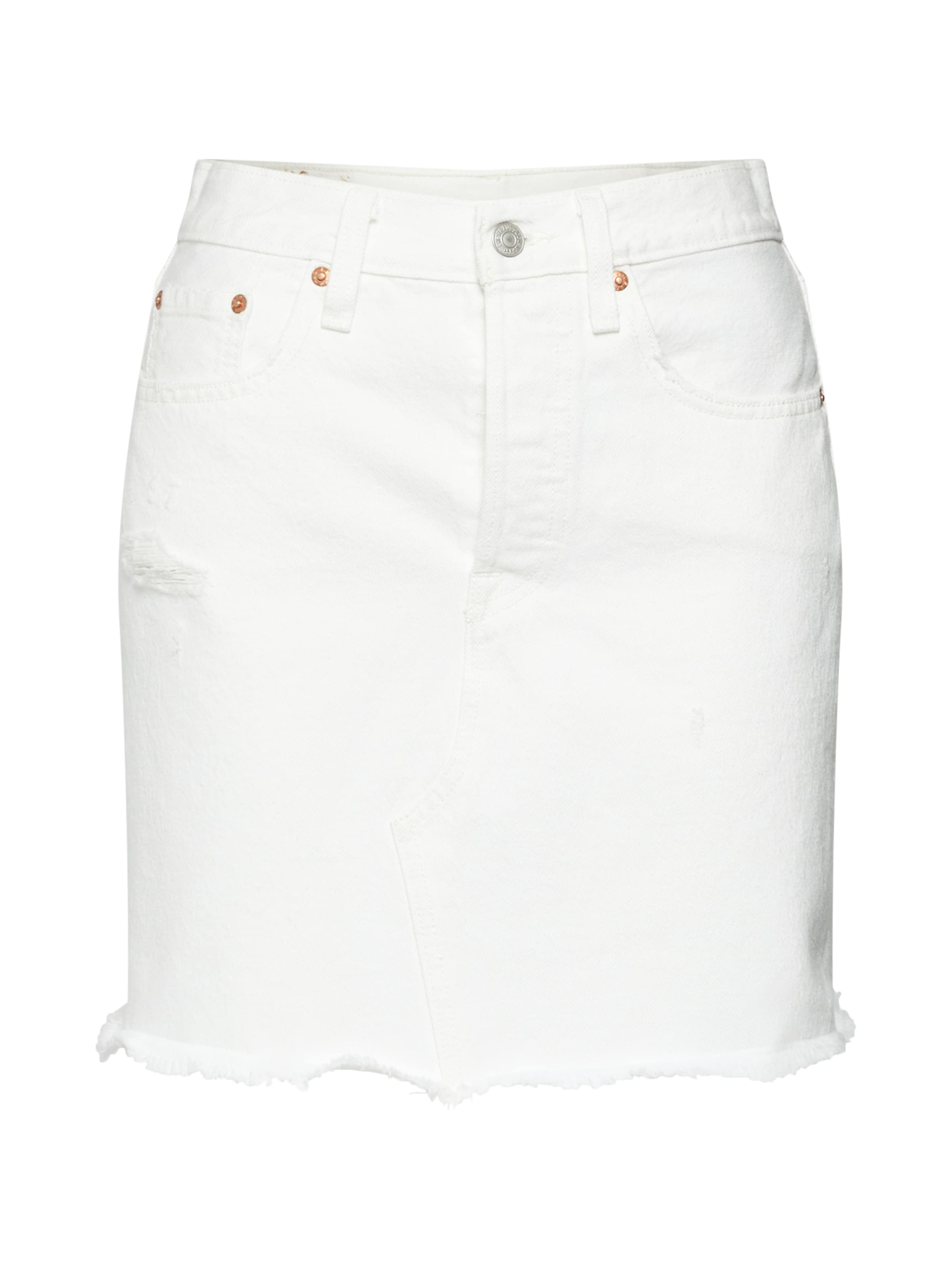 levis white skirt