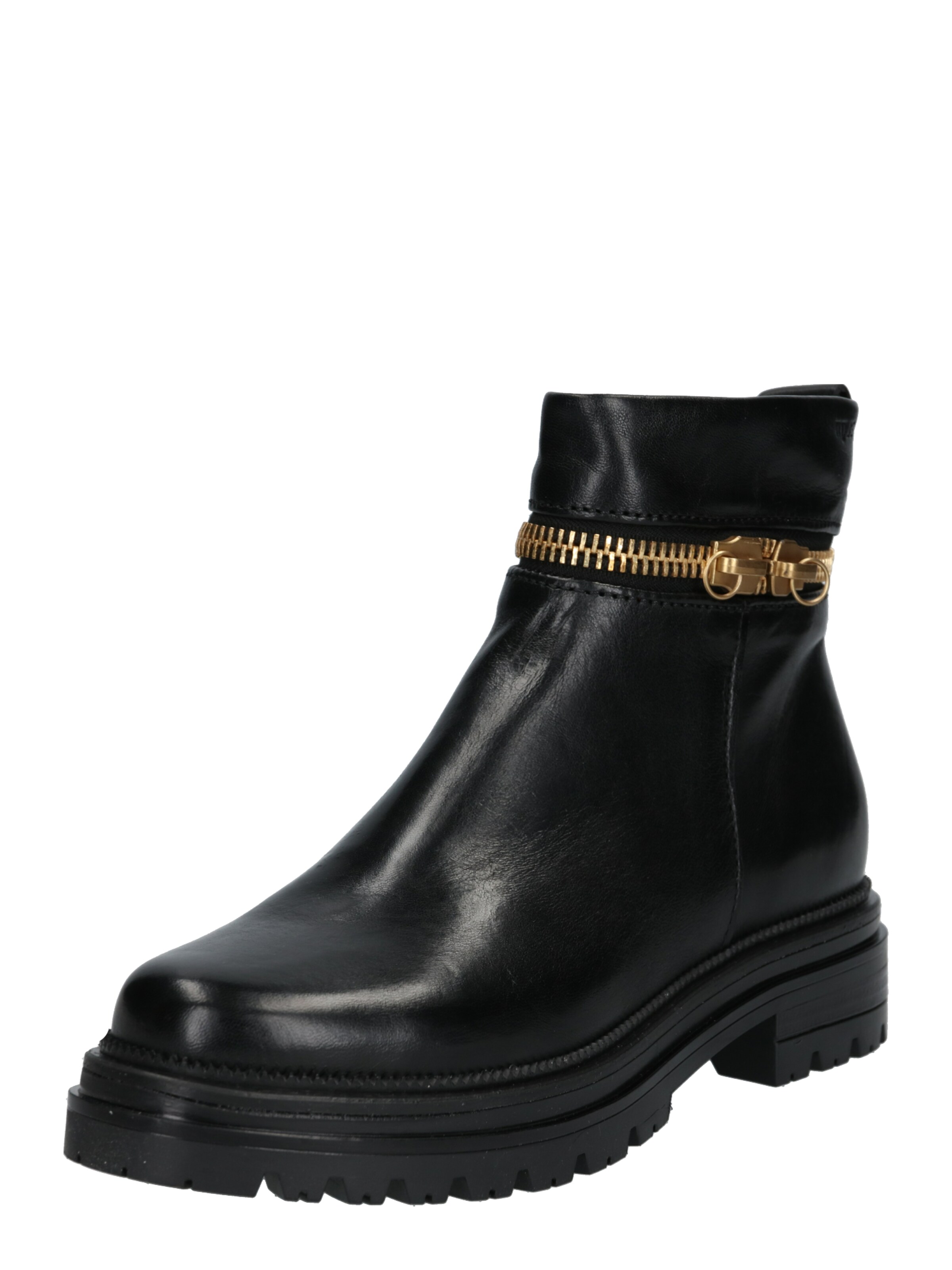 MJUS - Enkellaarsjes in de kleur Zwart