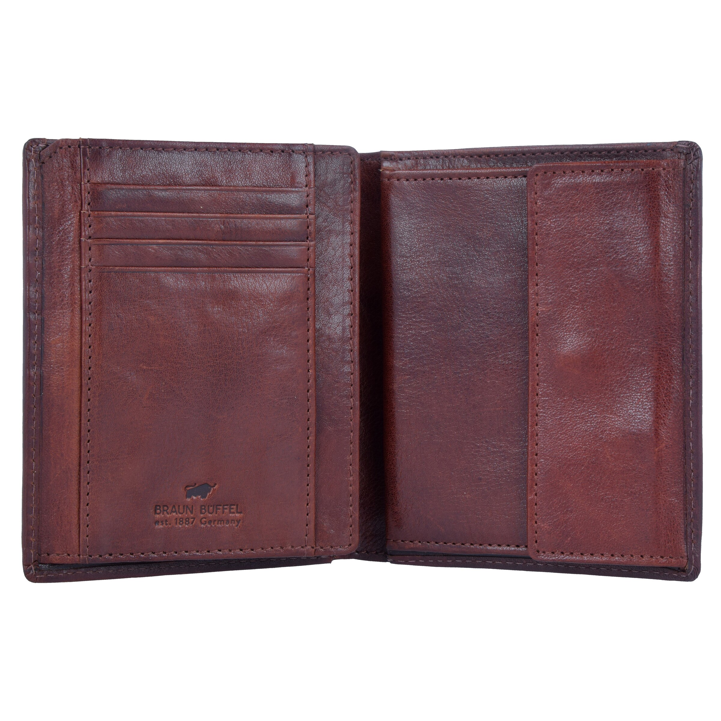 Braun Büffel Wallet 'Arezzo' in Red