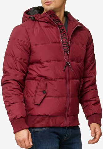 INDICODE JEANS Winter Jacket 'Adrian ZA' in Red