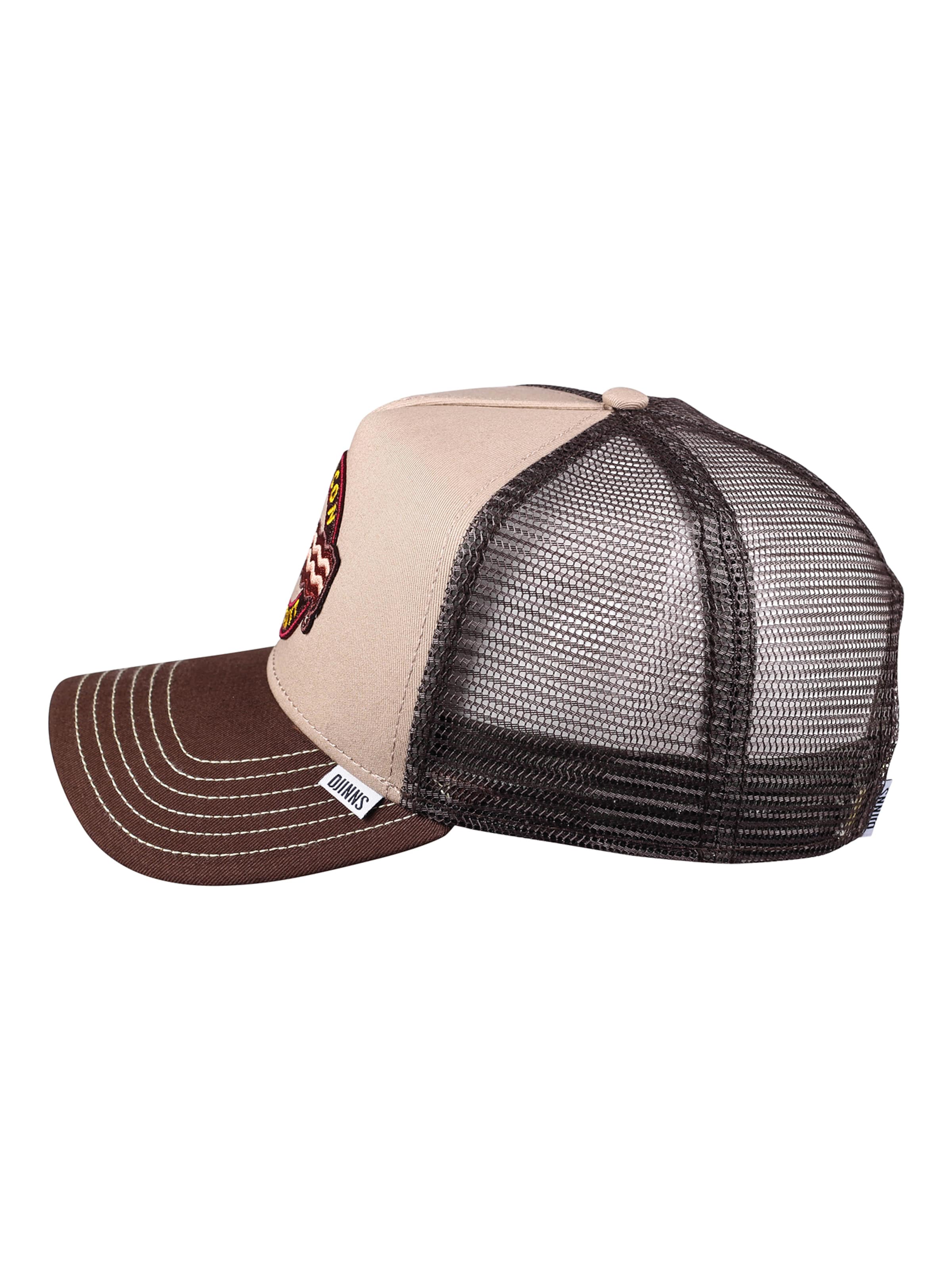 Cappello da baseball 'Food Bacon' di DJINNS in marrone