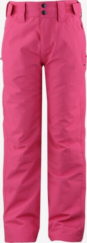 PROTEST Wide leg Workout Pants in Pink: front