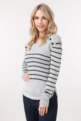 Review Pullover in Grau