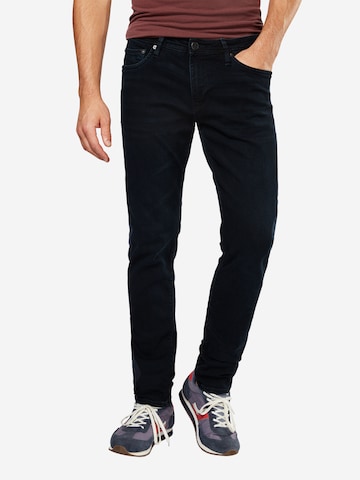 JACK & JONES Slimfit Jeans in Zwart: voorkant