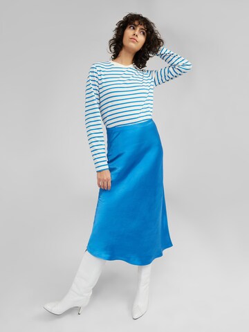 EDITED Langarmshirt 'Pixie' in Blau: Vorderseite