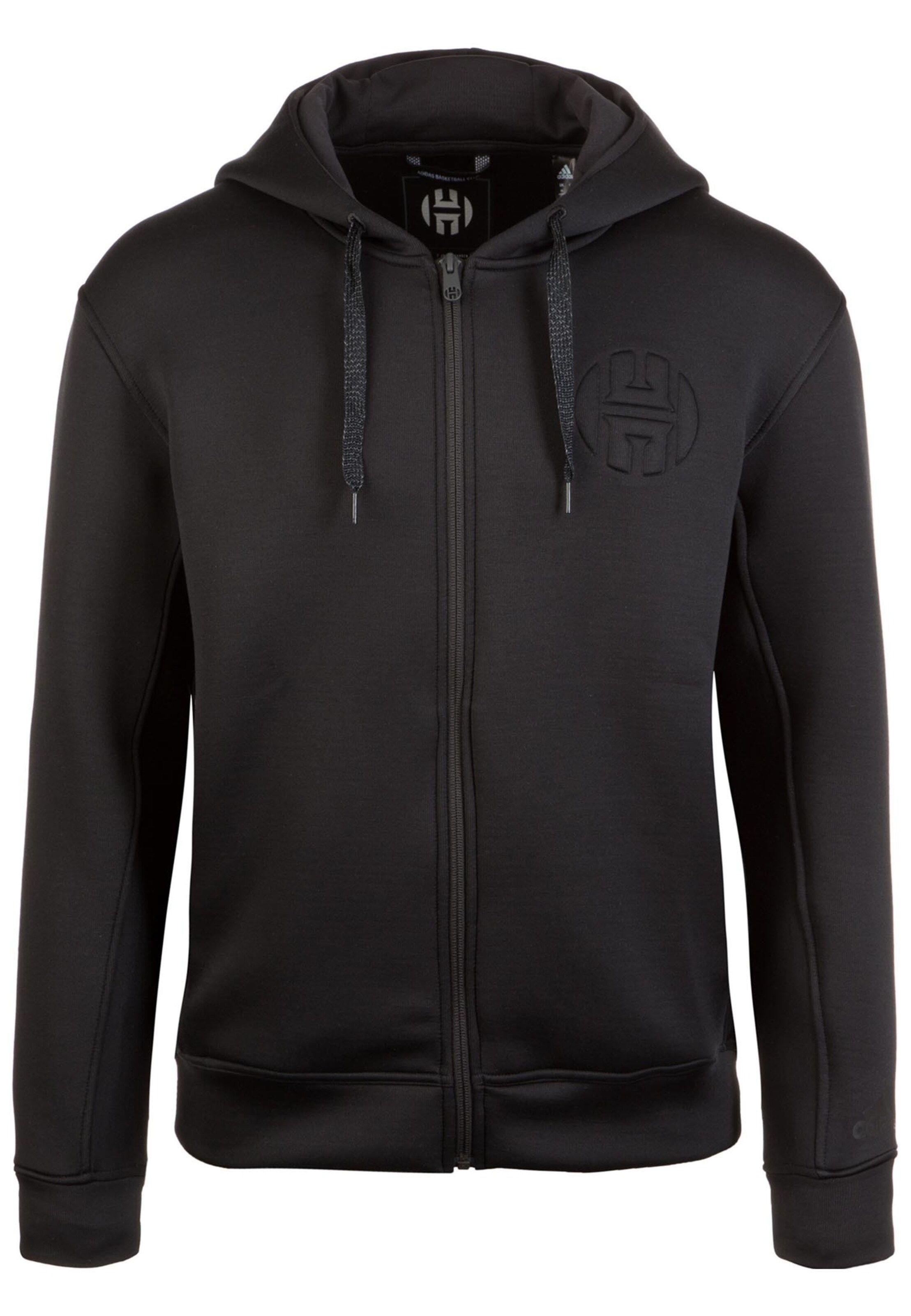 ADIDAS PERFORMANCE - Sportsweatvest 'Harden' in de kleur Zwart