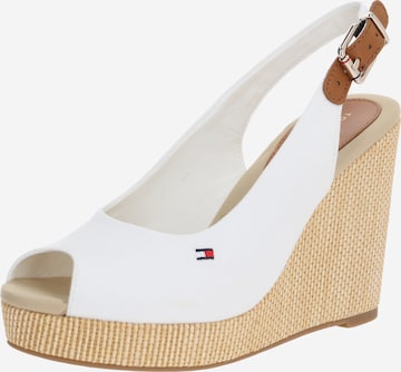 TOMMY HILFIGER Sandals 'ELENA' in White: front