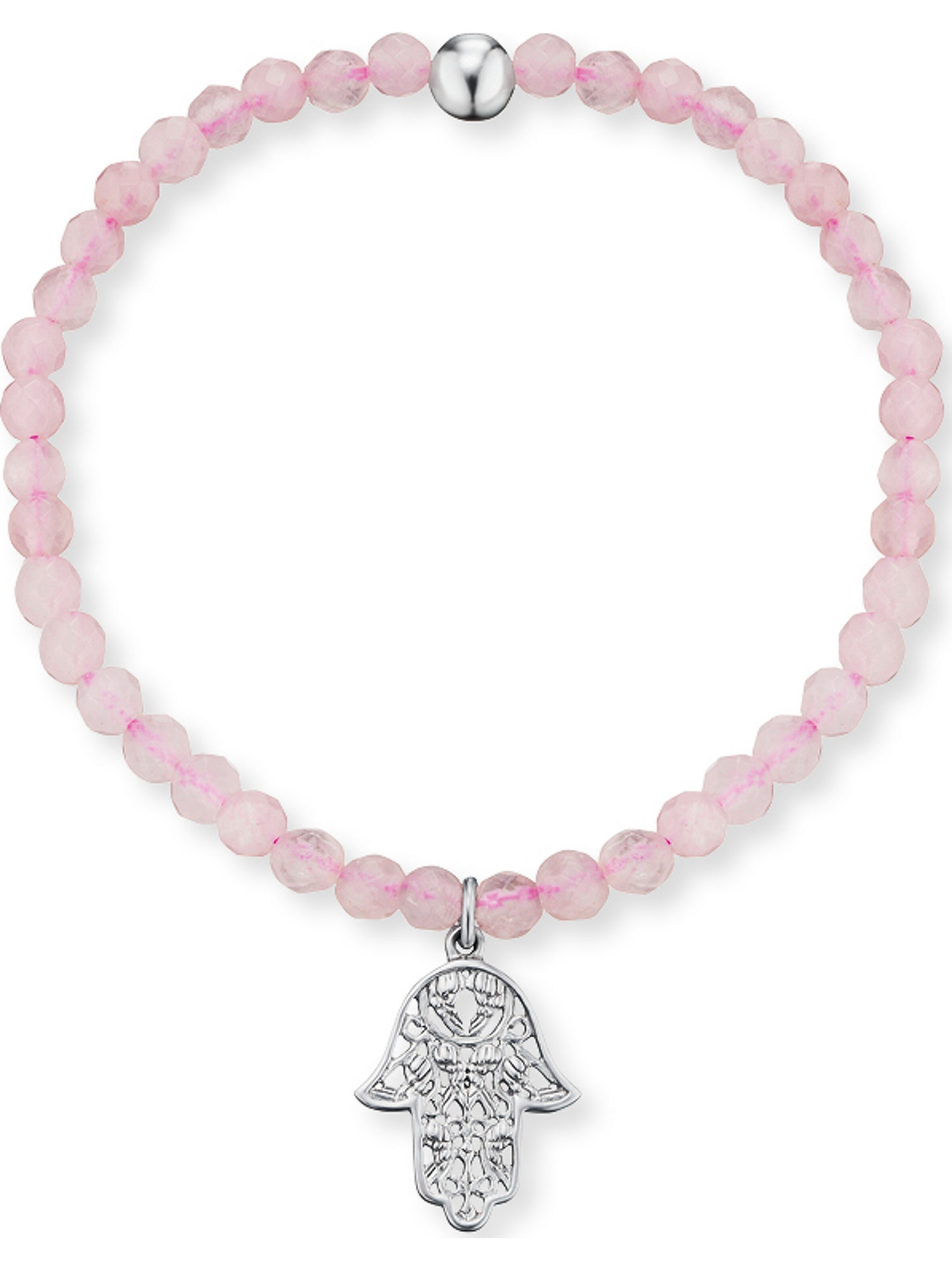 Engelsrufer Armband 'Erb-Hand-RQ' in Pink: Vorderseite