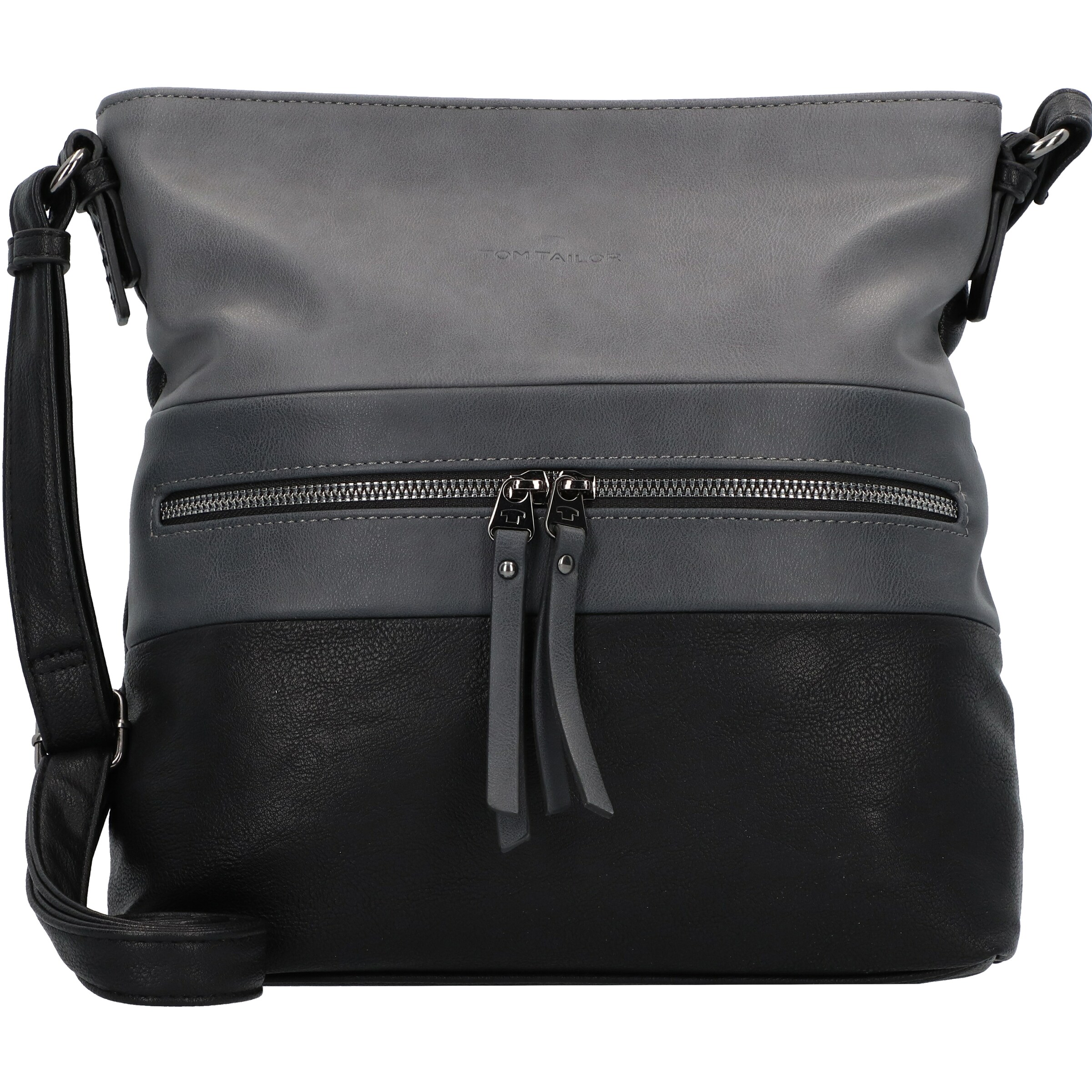TOM TAILOR Crossbody Bag 'Ellen' in Black: front