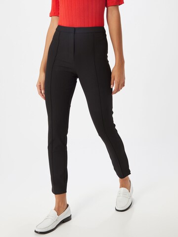 SELECTED FEMME Skinny Broek 'SLFILUE' in Zwart: voorkant