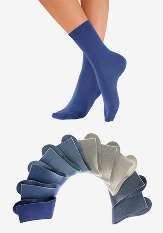 H.I.S Normální Ponožky – modrá