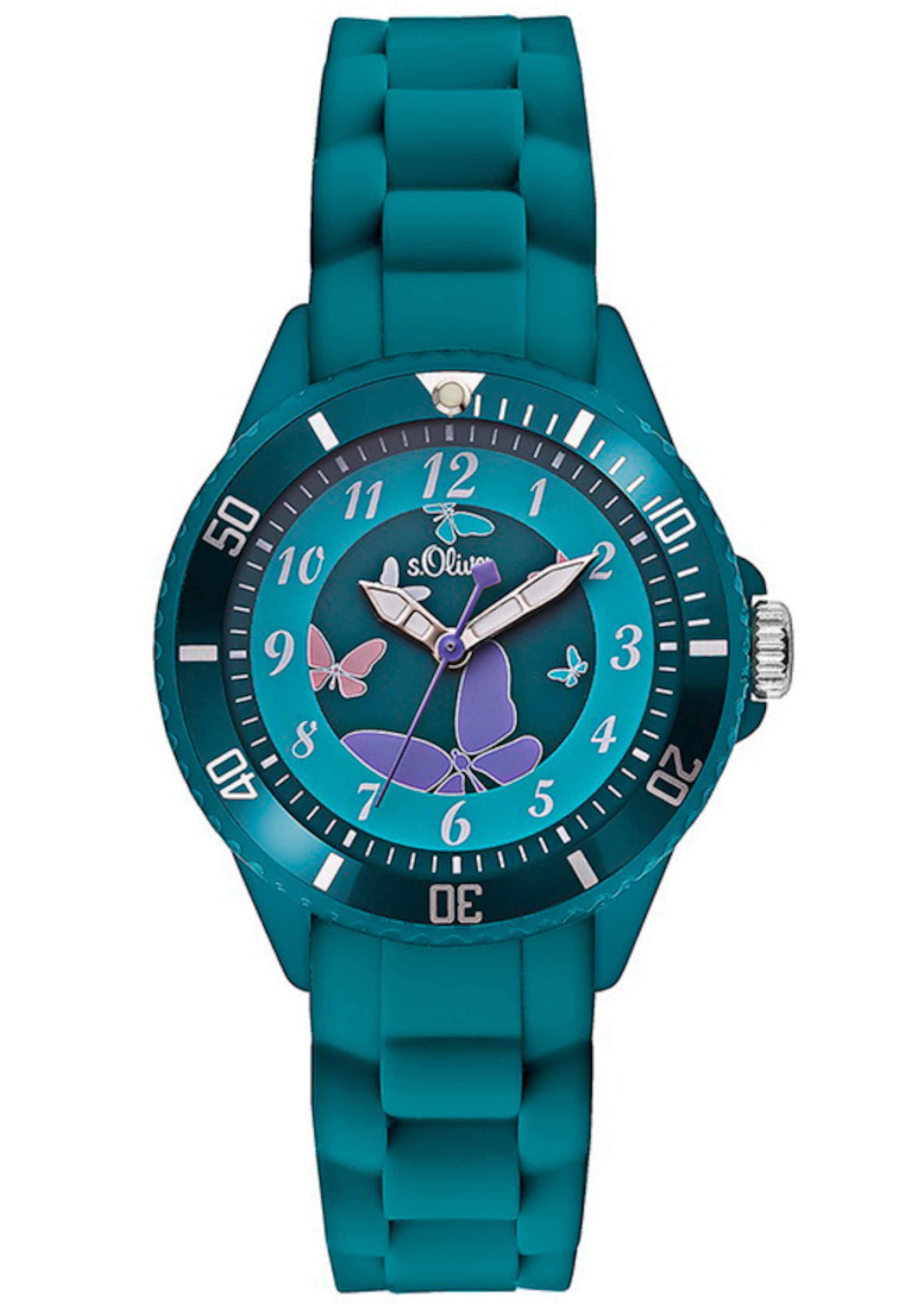s.Oliver Watch in Blue: front
