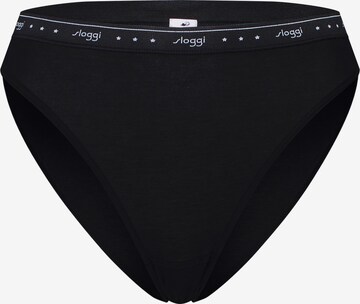 SLOGGI Panty '24/7 100' in Black: front